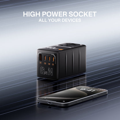 TESSAN - 140W Universal Travel Adapter GaN Charger with USB-C & USB Ports